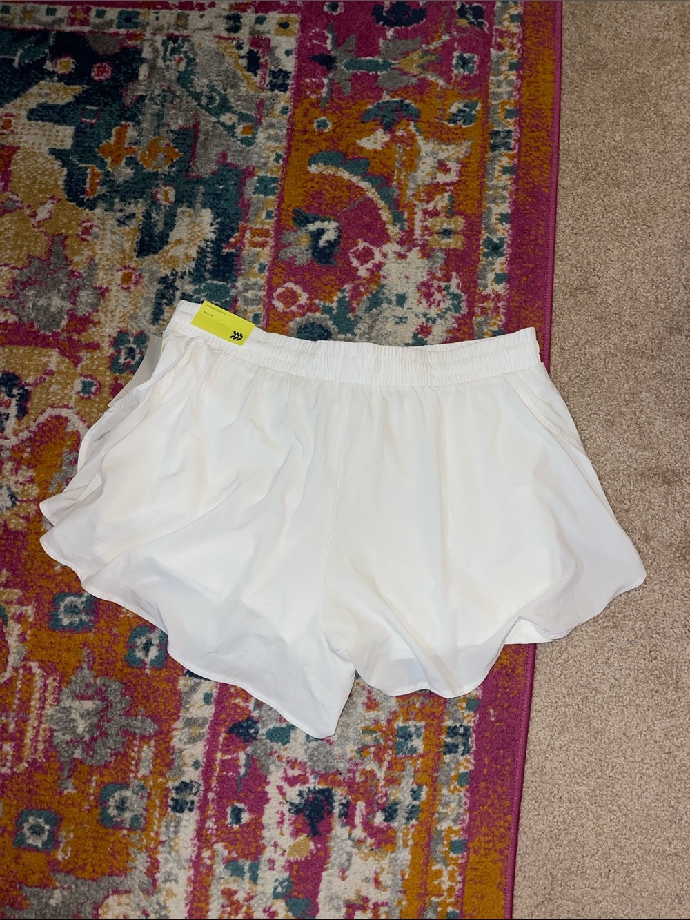 all in motion White Women's Athletic Split Shorts - Picture 3 of 3